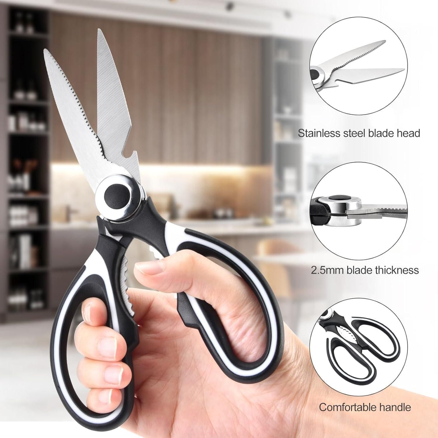 Multifunction Stainless Steel Kitchen Scissors
