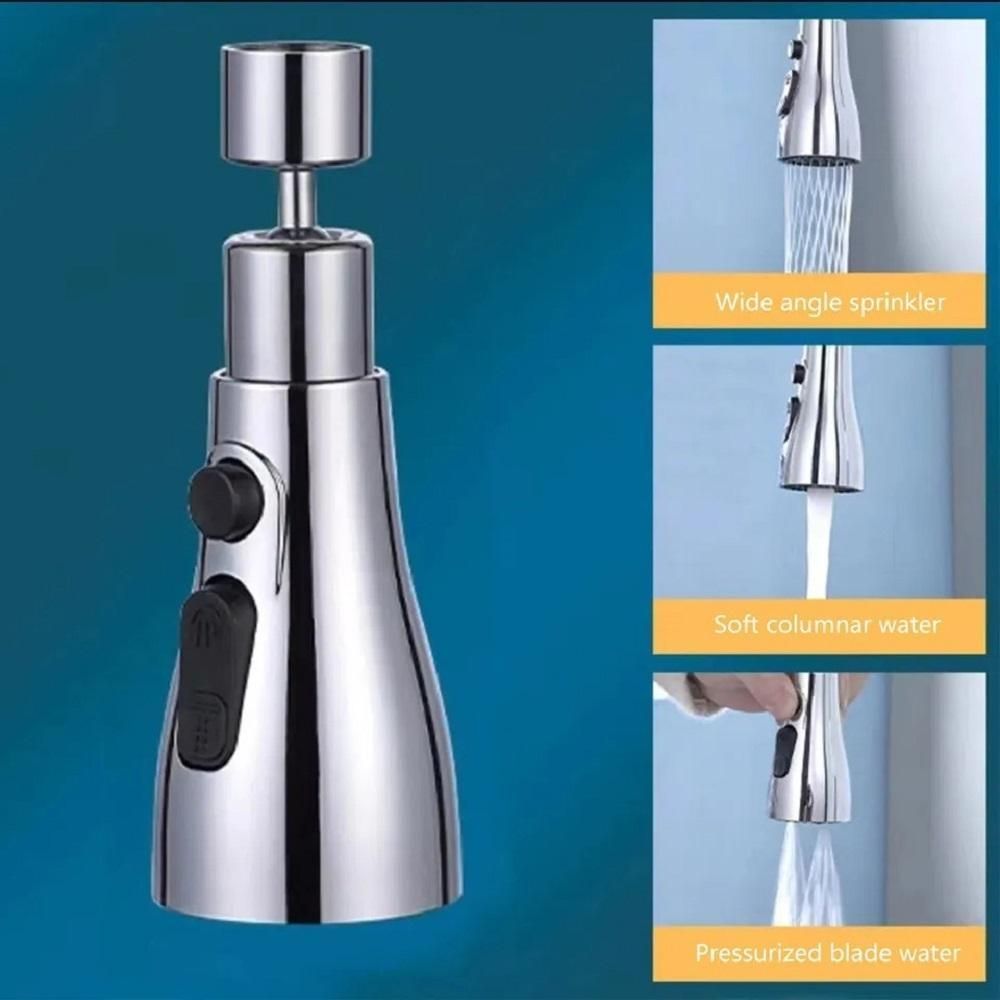 3-Mode Stainless Steel Kitchen Sink Faucet