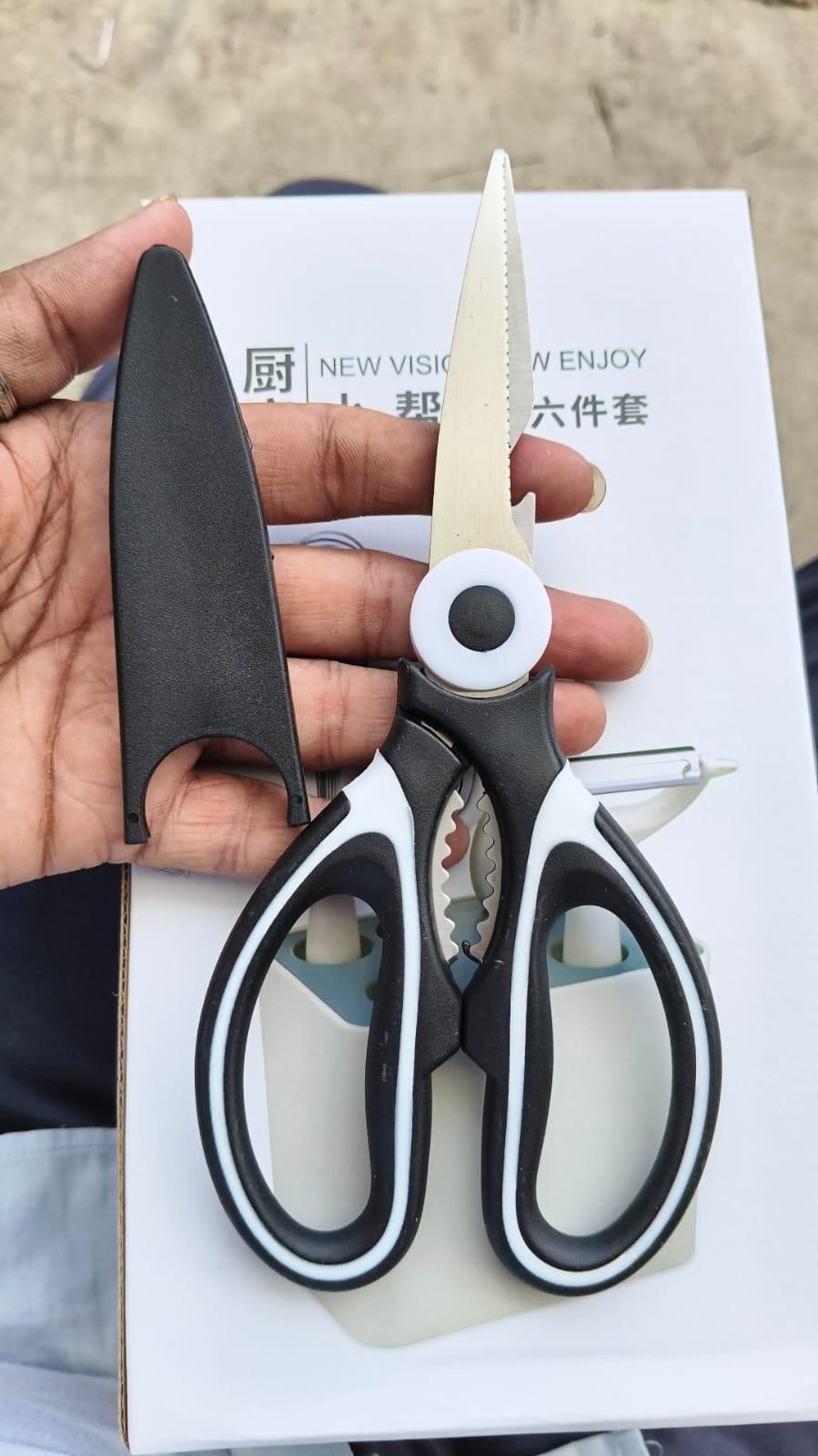 Multifunction Stainless Steel Kitchen Scissors